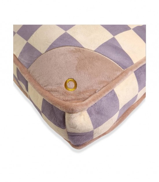 Coussin rembourre a damier chewy vuiton haute diggity dog  1 0