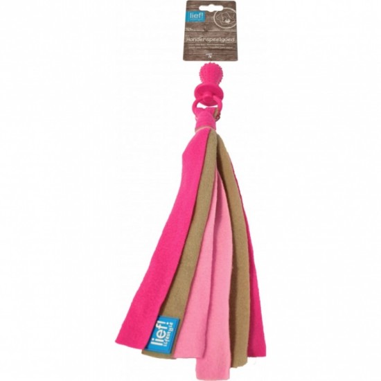 Lief hondenspeeltje girls speen fleece 35cm