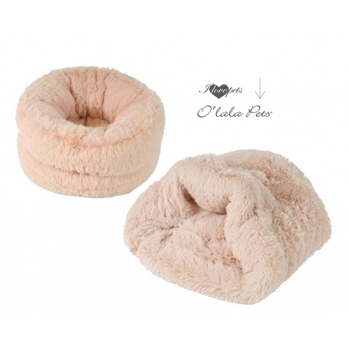 Olala pets nathalie hondenslaapzak beige 500x500