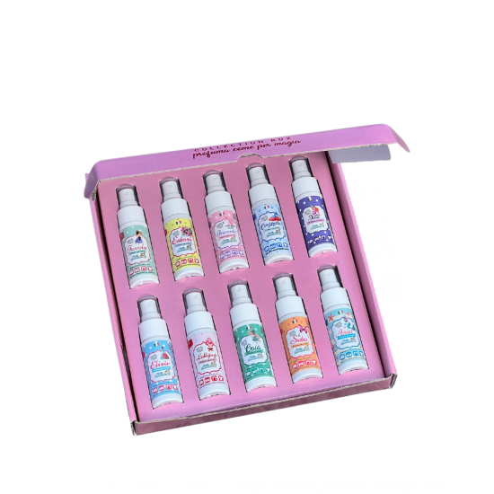 Open collectie box met interieurspray van la bella lavanderina