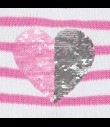 Pull love avec coeur sequin rose 2275 record 1