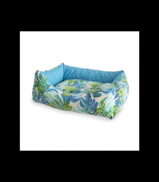 T1040 panier rectangle jungle turquoise ferribiella 1