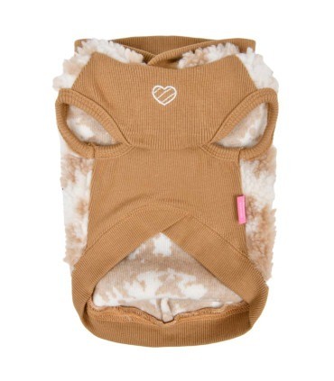 Ts7728 sweat doudou beige et blanc chyanne pinkaholic 1